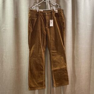 Women’s Brown/mustard Corduroy Pants Size 18